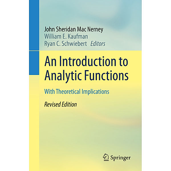 An Introduction to Analytic Functions, John Sheridan Mac Nerney