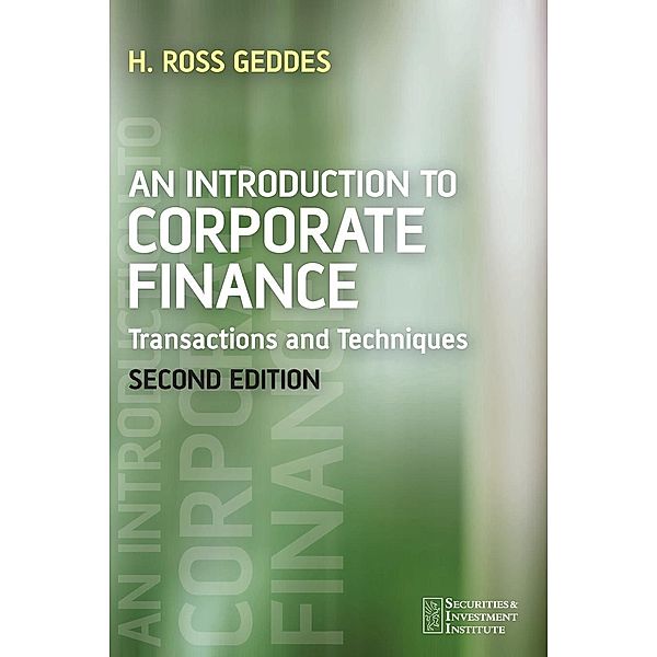 An Introduction to Corporate Finance, Ross Geddes