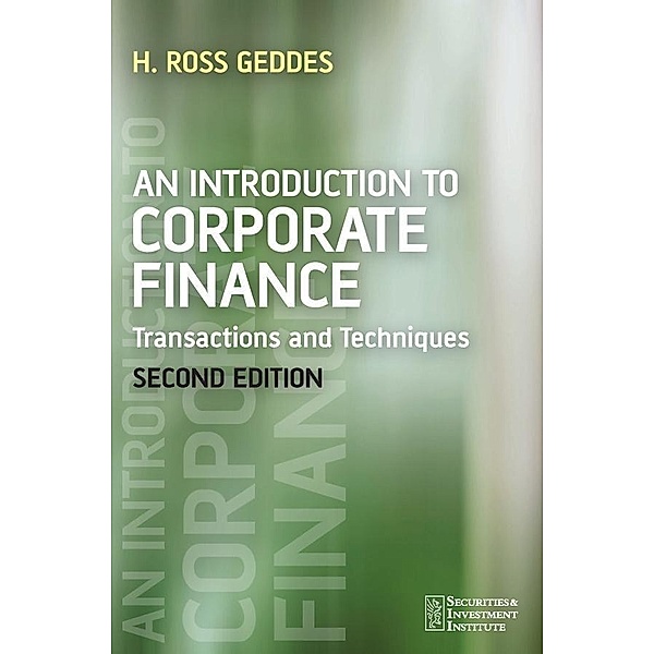An Introduction to Corporate Finance, Ross Geddes