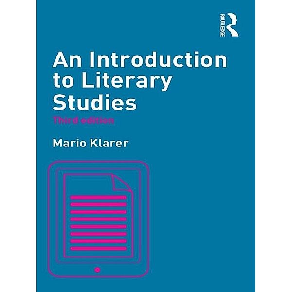 An Introduction to Literary Studies, Mario Klarer