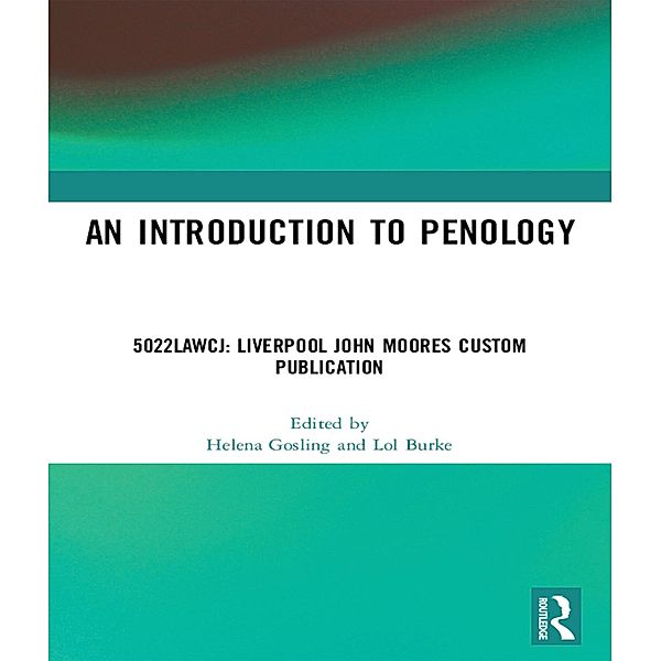 An Introduction to Penology - LJMU Custom Publication