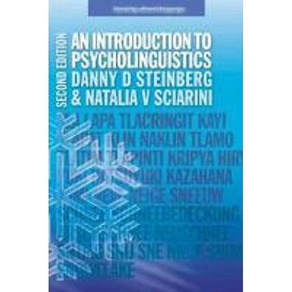 An Introduction to Psycholinguistics, Danny D. Steinberg, Natalia V. Sciarini