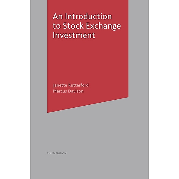 An Introduction to Stock Exchange Investment, Janette Rutterford, Marcus Davison