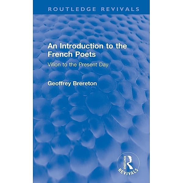 An Introduction to the French Poets, Geoffrey Brereton