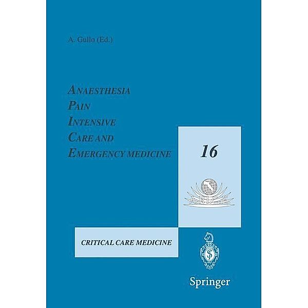 Anaesthesia, Pain, Intensive Care and Emergency Medicine - A.P.I.C.E.