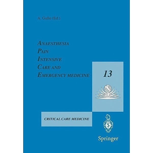 Anaesthesia, Pain, Intensive Care and Emergency Medicine - A.P.I.C.E., Antonino Gullo