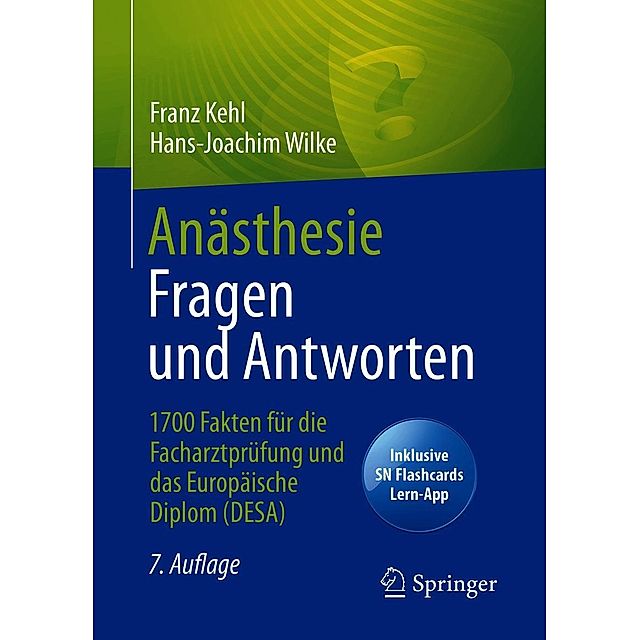 Anästhesie Fragen und Antworten Springer eBook v. Franz Kehl u. weitere |  Weltbild