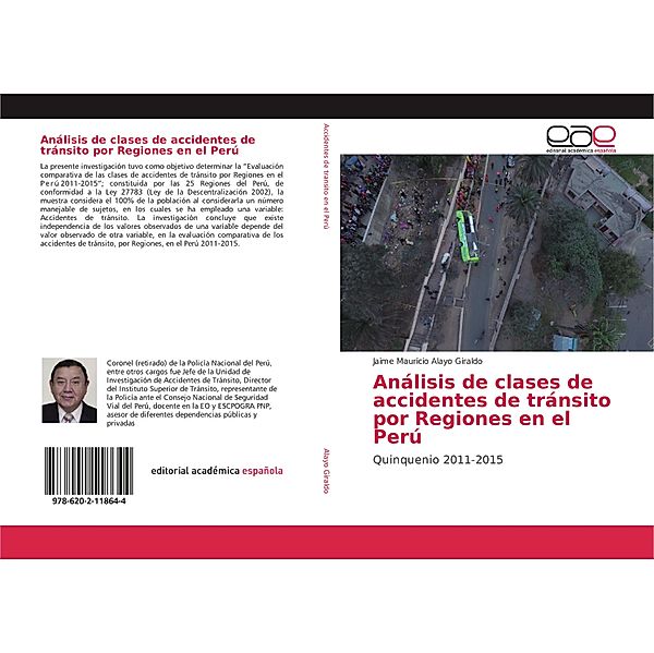 Análisis de clases de accidentes de tránsito por Regiones en el Perú, Jaime Mauricio Alayo Giraldo