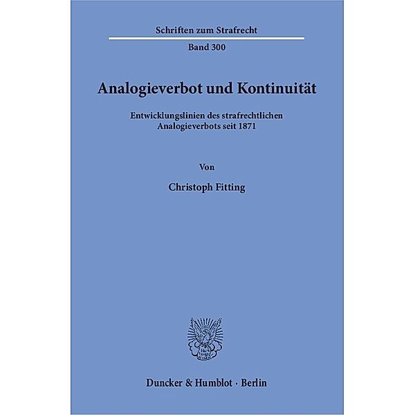 Analogieverbot und Kontinuität, Christoph Fitting