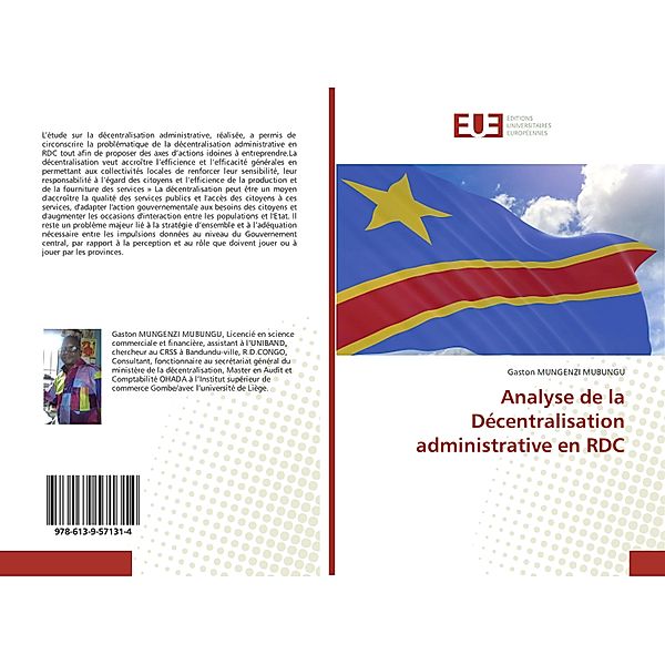 Analyse de la Décentralisation administrative en RDC, Gaston MUNGENZI MUBUNGU