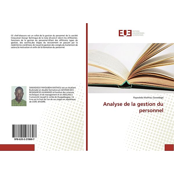 Analyse de la gestion du personnel, Payoubda Mathieu Sawadogo