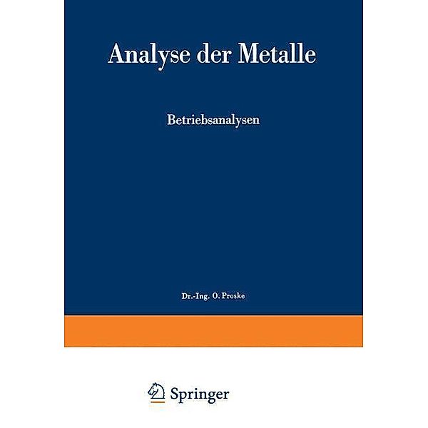 Analyse der Metalle