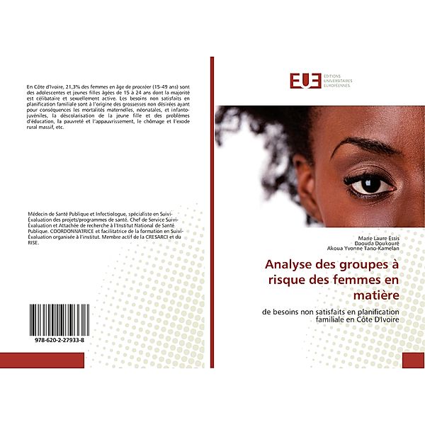 Analyse des groupes à risque des femmes en matière, Marie Laure Essis, Daouda Doukouré, Akoua Yvonne Tano-Kamelan
