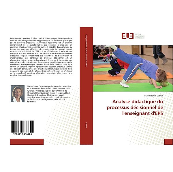 Analyse didactique du processus décisionnel de l'enseignant d'EPS, Marie-France Carnus