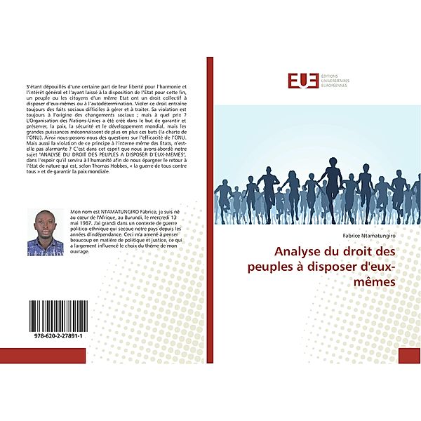 Analyse du droit des peuples à disposer d'eux-mêmes, Fabrice Ntamatungiro