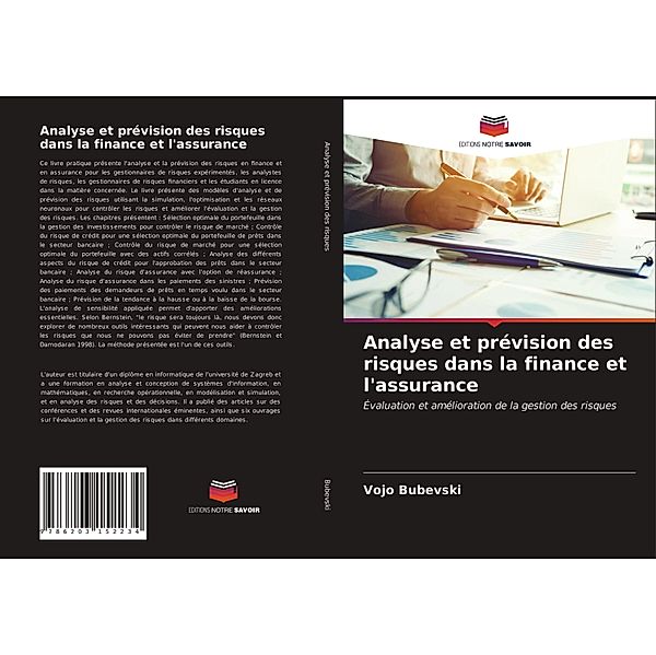 Analyse et prévision des risques dans la finance et l'assurance, Vojo Bubevski