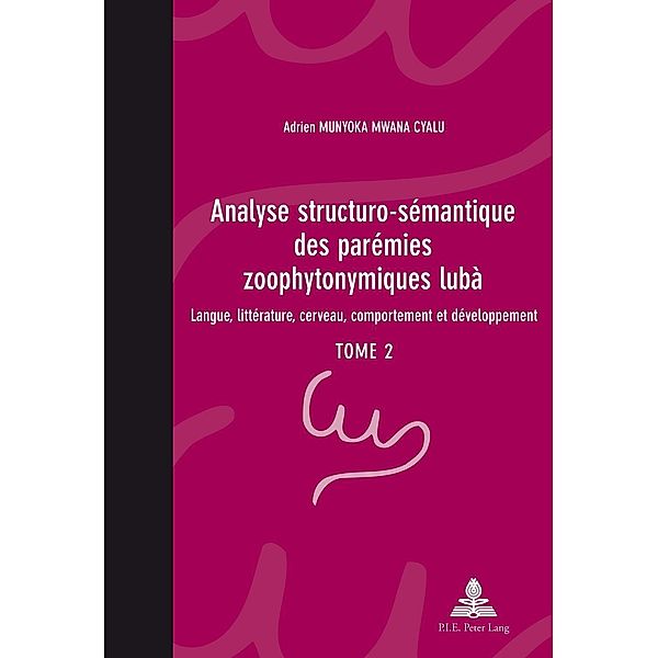 Analyse structuro-semantique des paremies zoophytonymiques luba, Adrien Munyoka Mwana Cyalu