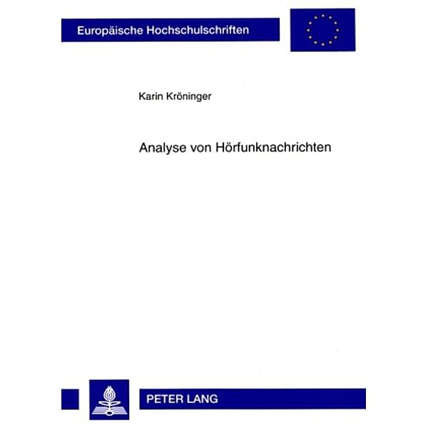 Analyse von Hörfunknachrichten, Karin Kröninger