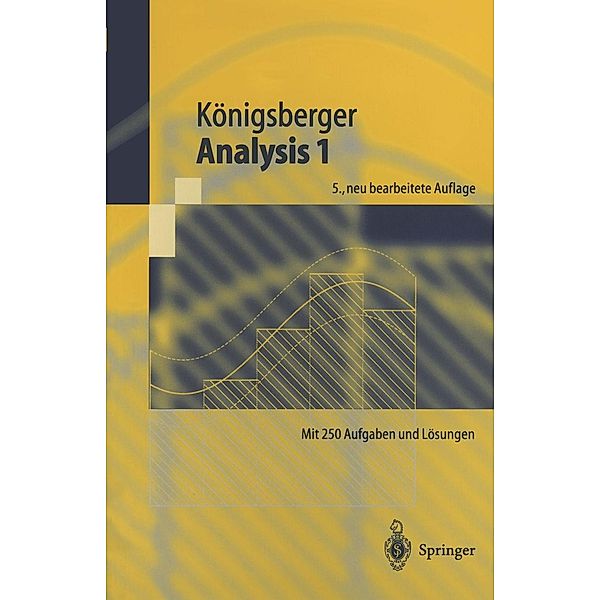 Analysis 1 / Springer-Lehrbuch, Konrad Königsberger
