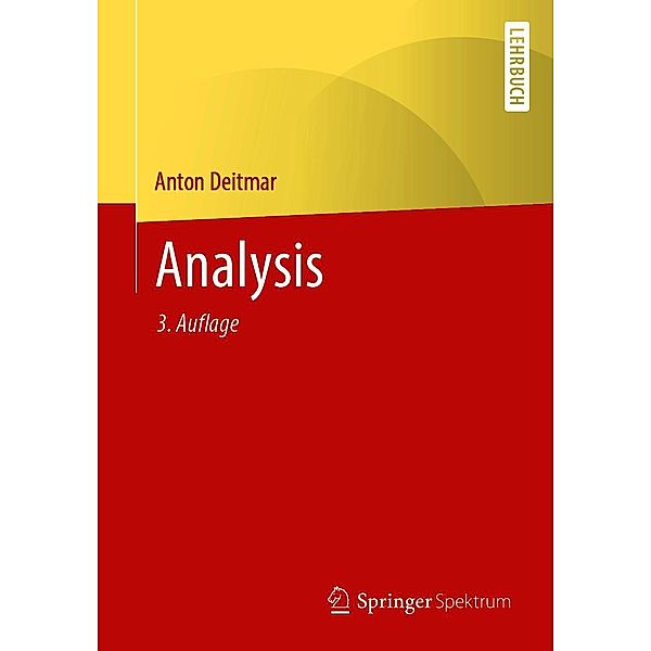 Analysis, Anton Deitmar