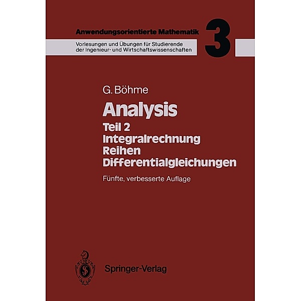 Analysis, Gert Böhme
