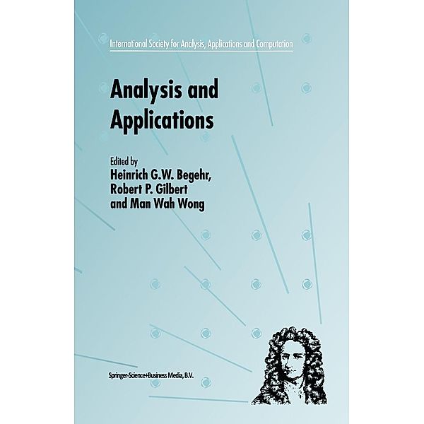 Analysis and Applications - ISAAC 2001 / International Society for Analysis, Applications and Computation Bd.10