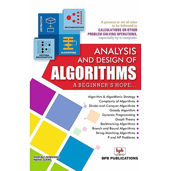 Analysis and Design of Algorithms, Shefali Singhal, Neha Garg