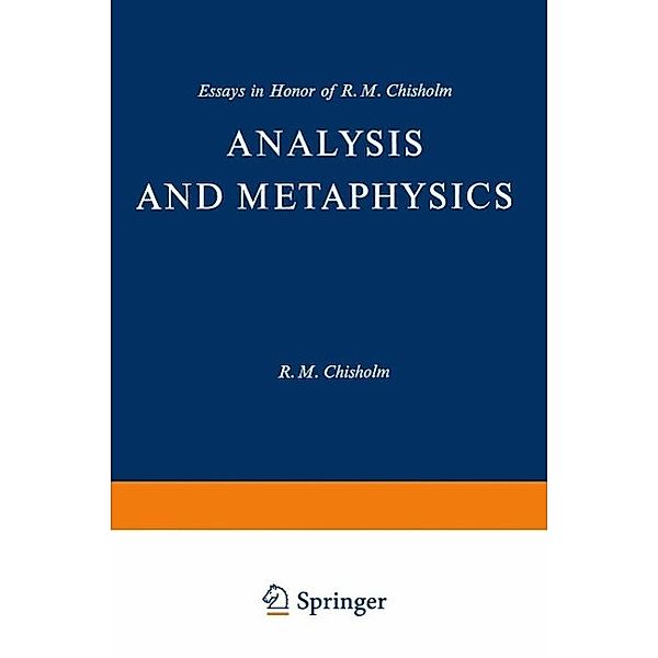 Analysis and Metaphysics / Philosophical Studies Series Bd.4