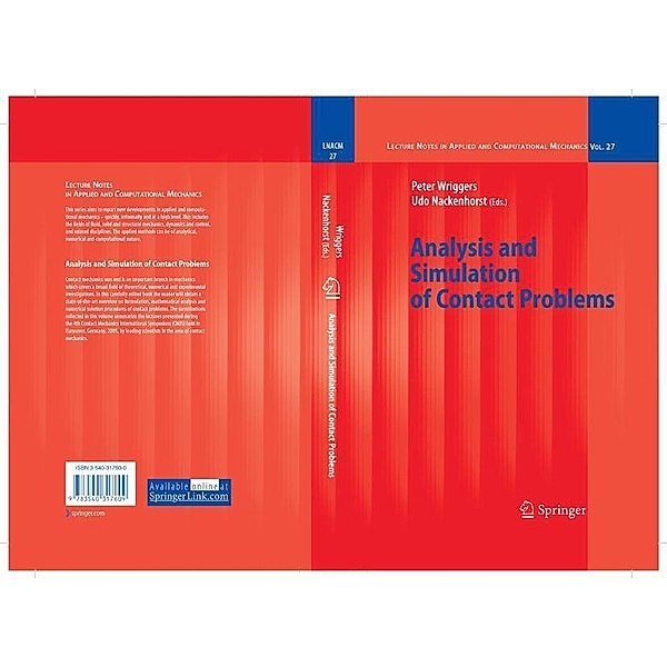 Analysis and Simulation of Contact Problems / Lecture Notes in Applied and Computational Mechanics Bd.27