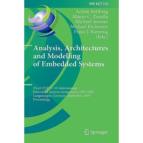 Analysis, Architectures and Modelling of Embedded Systems / IFIP Advances in Information and Communication Technology Bd.310
