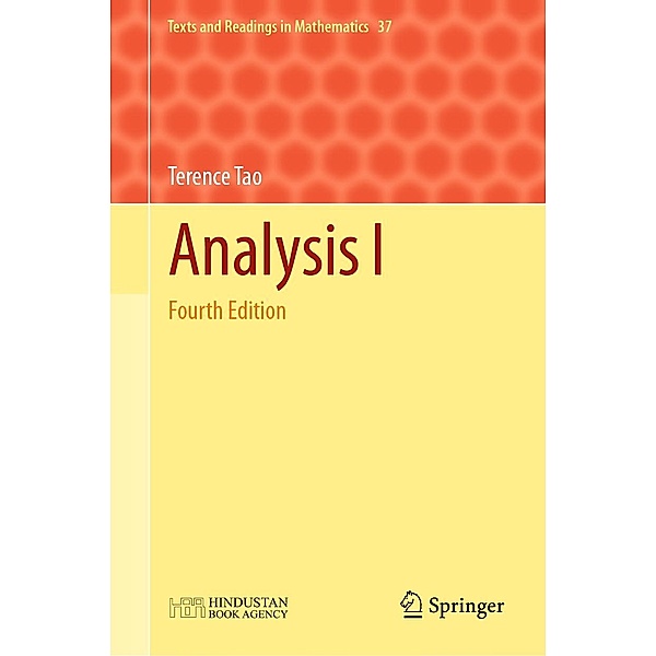 Analysis I / Texts and Readings in Mathematics Bd.37, Terence Tao