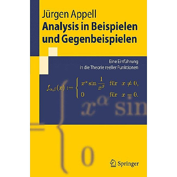 Analysis in Beispielen und Gegenbeispielen, Jürgen Appell