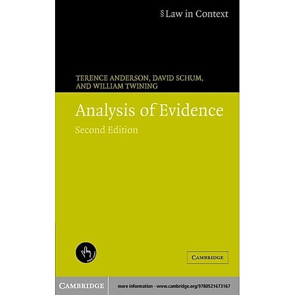 Analysis of Evidence, Terence Anderson