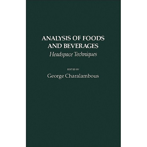 Analysis of Foods and Beverages