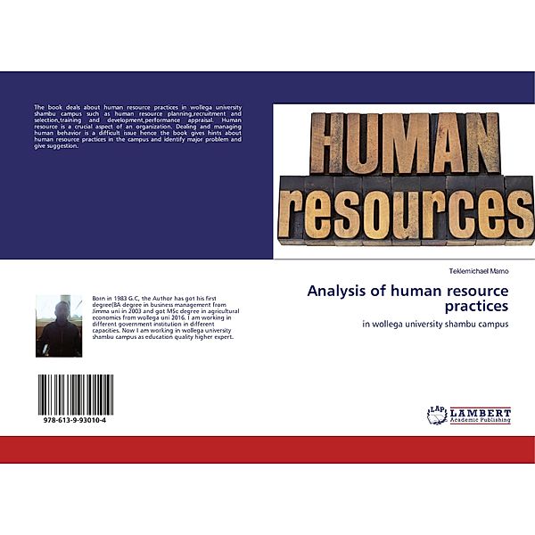 Analysis of human resource practices, Teklemichael Mamo