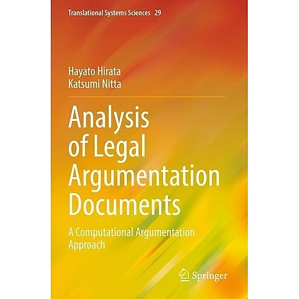Analysis of Legal Argumentation Documents, Hayato Hirata, Katsumi Nitta