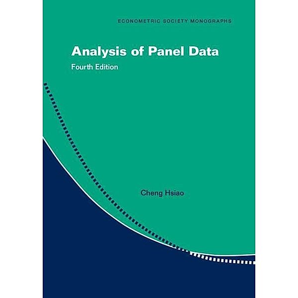 Analysis of Panel Data / Econometric Society Monographs, Cheng Hsiao