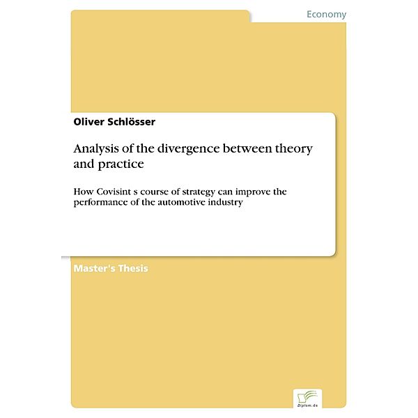 Analysis of the divergence between theory and practice, Oliver Schlösser