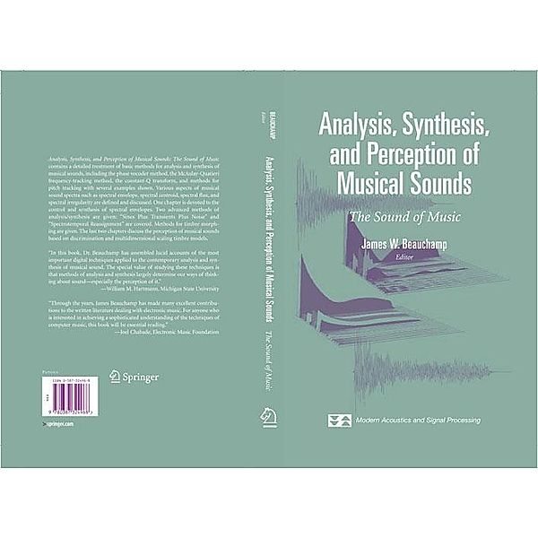Analysis, Synthesis, and Perception of Musical Sounds / Modern Acoustics and Signal Processing
