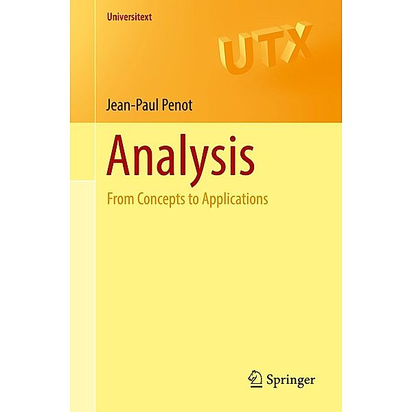 Analysis / Universitext, Jean-Paul Penot