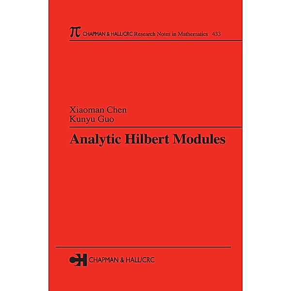 Analytic Hilbert Modules, Xiaoman Chen, Kunyu Guo