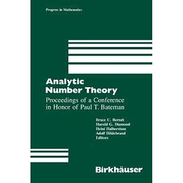 Analytic Number Theory / Progress in Mathematics Bd.85