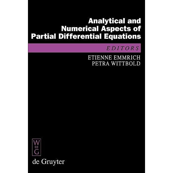 Analytical and Numerical Aspects of Partial Differential Equations / De Gruyter Proceedings in Mathematics