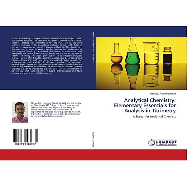 Analytical Chemistry: Elementary Essentials for Analysis in Titrimetry, Nagaraju Rajendraprasad