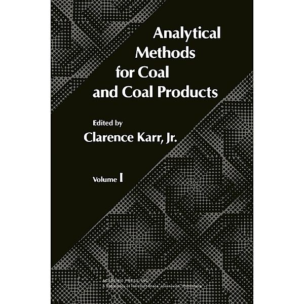 Analytical Methods for Coal and Coal Products