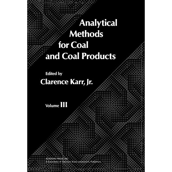 Analytical Methods for Coal and Coal Products