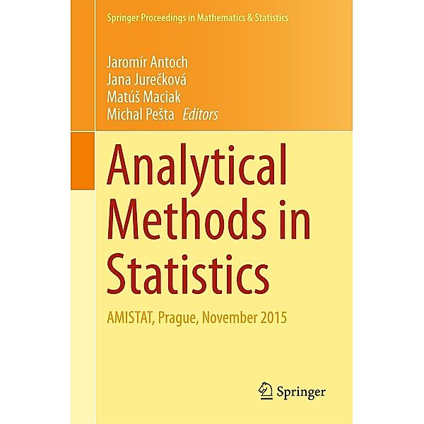 Analytical Methods in Statistics / Springer Proceedings in Mathematics & Statistics Bd.193