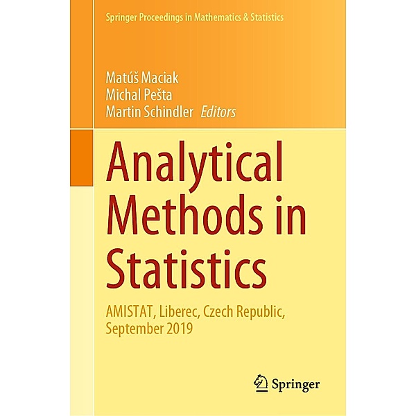 Analytical Methods in Statistics / Springer Proceedings in Mathematics & Statistics Bd.329