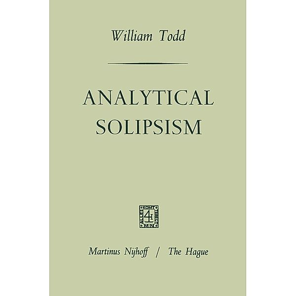 Analytical Solipsism, William Lewis Todd