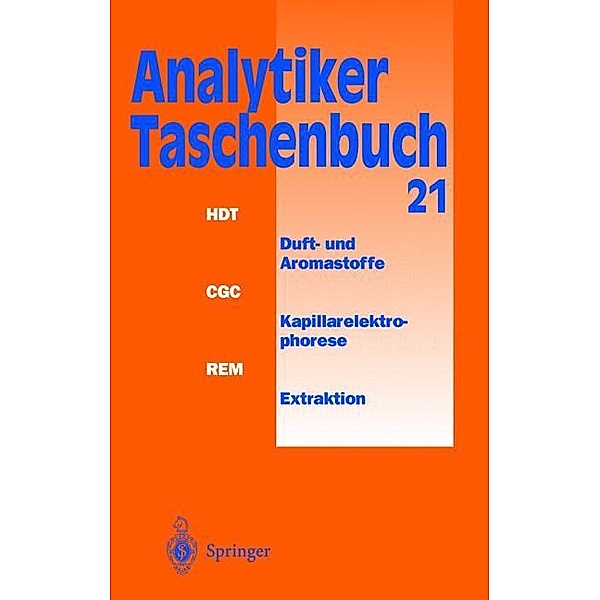 Analytiker-Taschenbuch, Helmut Günzler, A. Müfit Bahadir, Klaus Danzer
